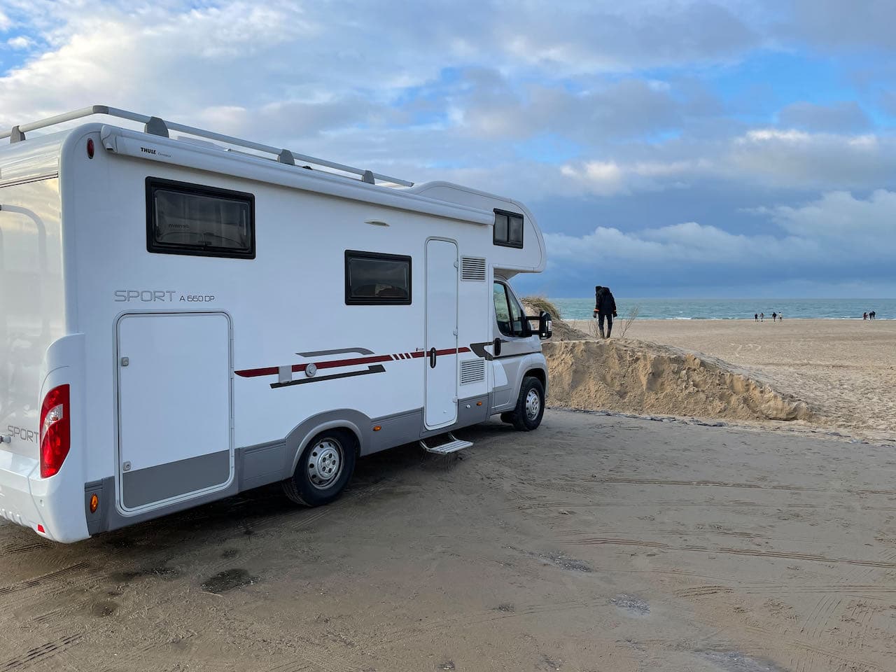 Strand is vlakbij Camping
