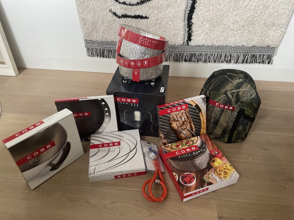 Complete set Cobb Premier+ Gas en diverse accessoires